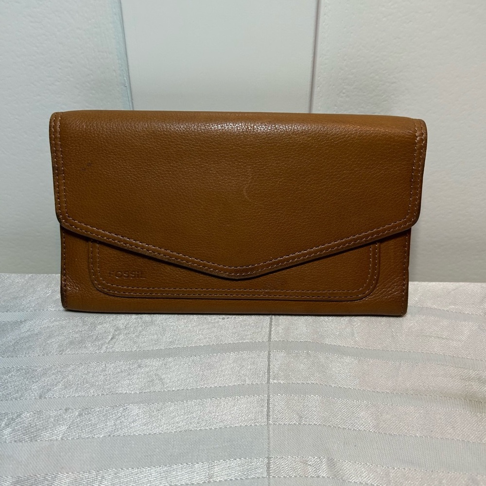 Fossil Brown Leather Women's Wallet